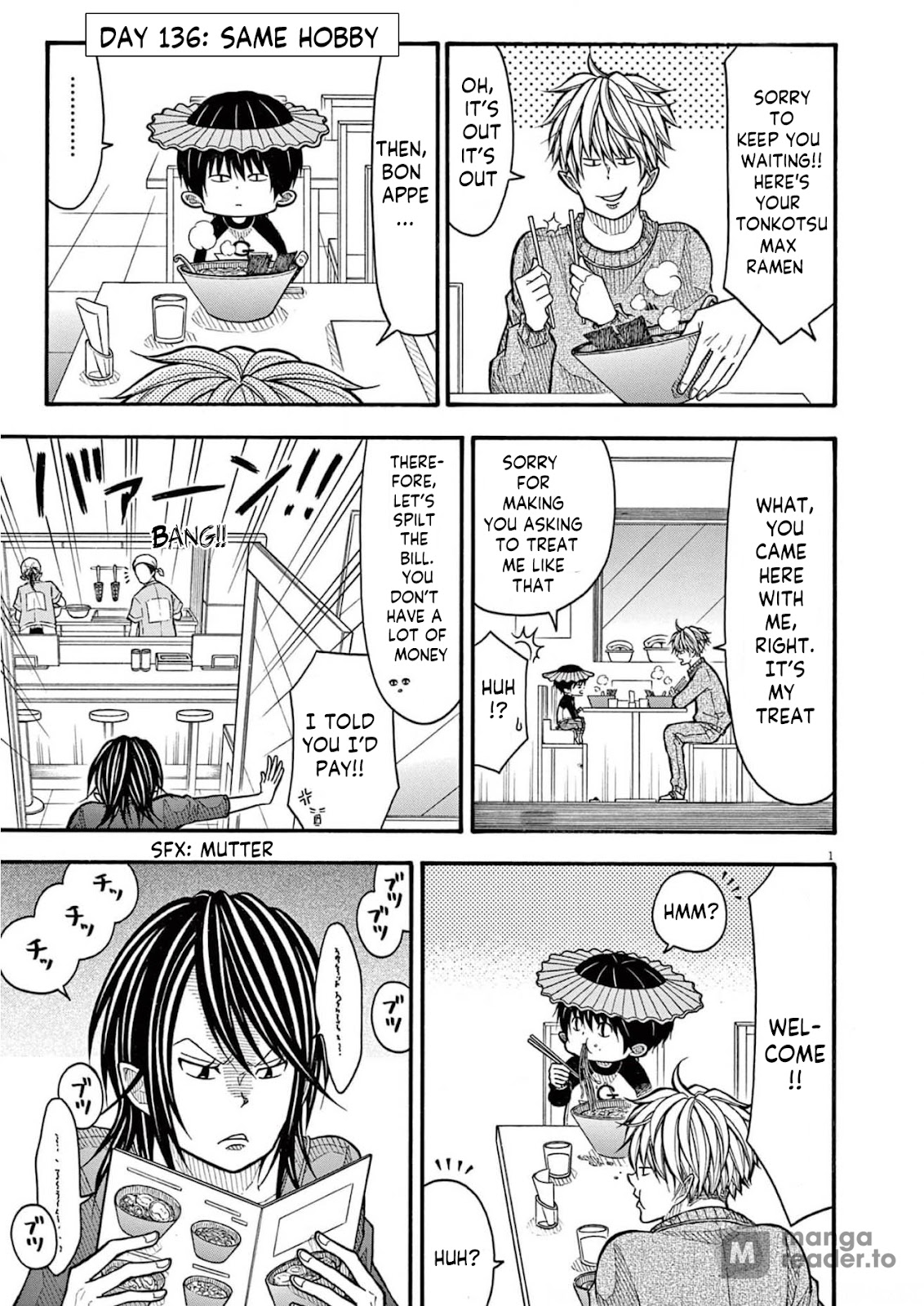 Kotaro Lives Alone, Chapter 136 image 001